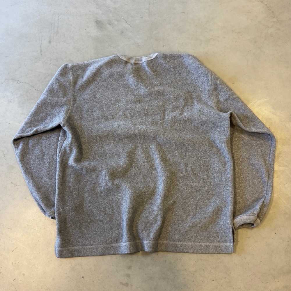Aeropostale AeroWear Mens Gray Fleece Crewneck Sweatshirt Large Vintage 90s - Picture 4 of 7